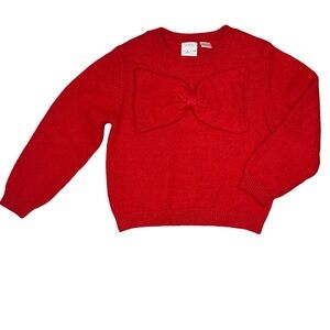 Zara Red Bow Sweater